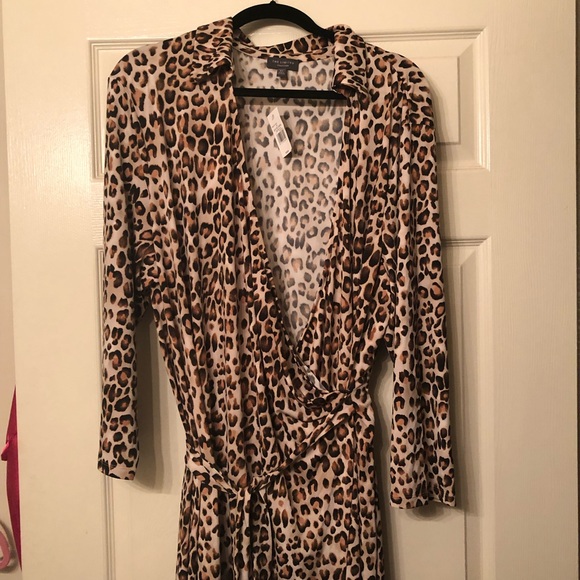 The Limited Dresses & Skirts - Leopard print Limited wrap dress